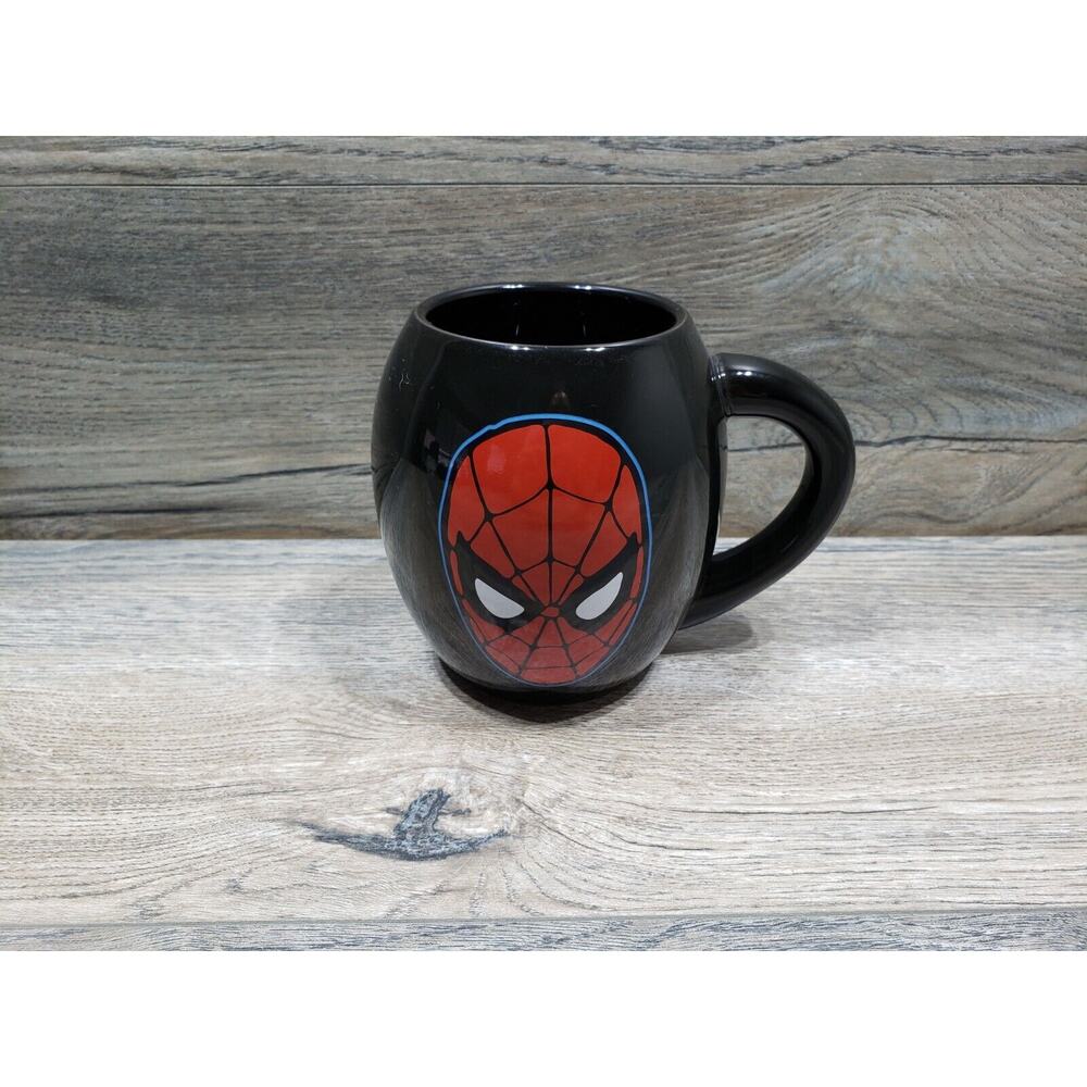 The Amazing Spiderman Marvel Comics Black Coffee Cup Mug
